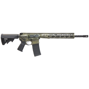 LWRC Direct Impingement 5.56 NATO 16.1" 30rd Semi-Auto Rifle w/ Fluted Barrel | Multicam