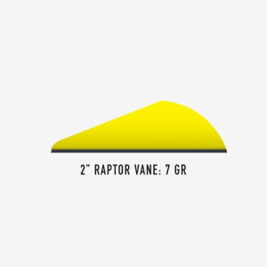 GOLD TIP Vane - 2" - Raptor - Flo Yellow