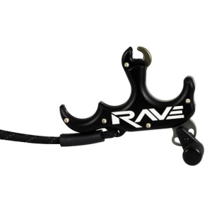 TRUBALL ARCHERY RAVE - 3 FINGER - BLACK