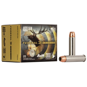 FEDERAL AMMO 460 SW Magnum 300Gr Swift A-Frame Vital-Shok 20rd