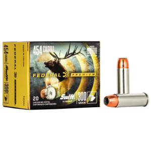 FEDERAL AMMO 454 Casull 300Gr Swift A-Frame Vital-Shok 20rd