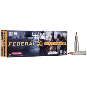 FEDERAL AMMO 300 WSM 180Gr Trophy Copper Vital-Shok 20rd