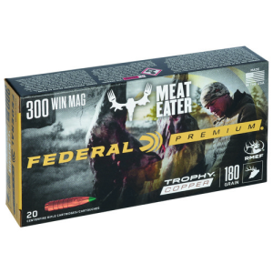 FEDERAL AMMO 300 WM 180Gr Trophy Copper Vital-Shok 20rd