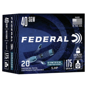 FEDERAL AMMO 40 SW TBDGr SJHP 20rd