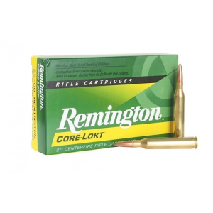REMINGTON Core-Lokt 25-06 Rem 120gr Pointed Soft Point Ammunition | 20 Rounds