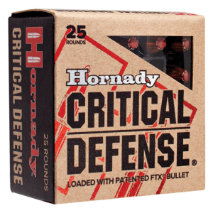HORNADY Critical Defense 25 ACP 35gr FTX Ammunition | 25 Rounds