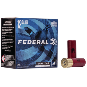FEDERAL AMMO Game Load 12 Gauge 2-3/4" 1-1/4oz #6 Game-Shok Shotgun Ammunition | 25 Rounds