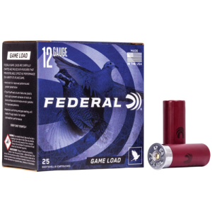 FEDERAL AMMO Game-Shok 12 Gauge 2-3/4" 1oz #8 Shotgun Ammunition | 25 Rounds