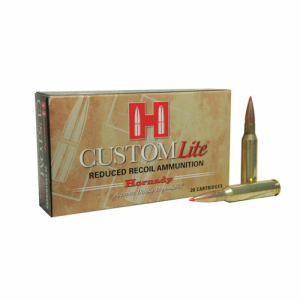 HORNADY Custom Lite 7mm-08 Rem 120gr SST Brass Rifle Ammunition | 20 Rounds