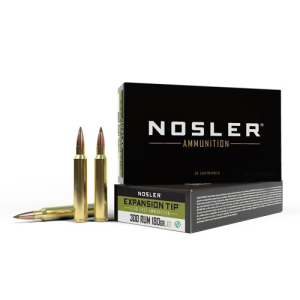 NOSLER 300 RUM 180Gr E-Tip Lead Free 20rd