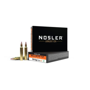 NOSLER Lead Free Ballistic Tip 204 Ruger 32gr BT Ammunition | 20 Rounds