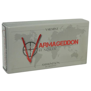 NOSLER 222 Rem 50Gr Varmageddon Tip Flat Base 20rd