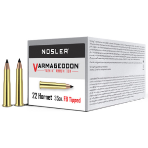 NOSLER 22 Hornet 35Gr FB Tipped 50rd