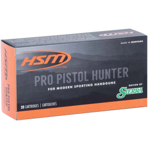 HSM AMMO 500 S&W 400Gr JSP 20rd
