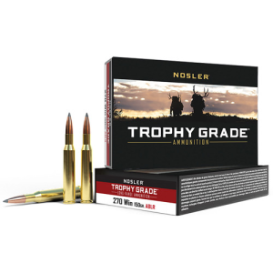 NOSLER Trophy Grade Long-Range 270 Win 150gr Spitzer AccuBond Ammunition | 20 Rounds