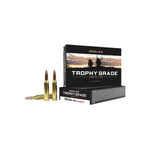 NOSLER Trophy Grade 260 Rem 130 gr AccuBond Ammunition | 20 Rounds
