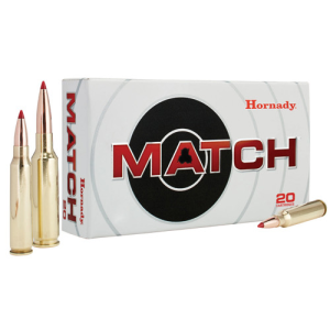 HORNADY Match 300 Win Mag 178 gr Extremely Low Drag Ammunition | 20 Rounds
