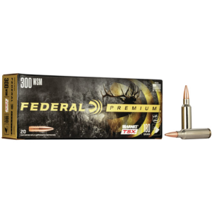 FEDERAL AMMO 300 WSM 180Gr TRPL/VTL SH 20rd