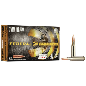 FEDERAL AMMO Barnes 7mm-08 Rem 140gr Barnes TSX Ammunition | 20 Rounds