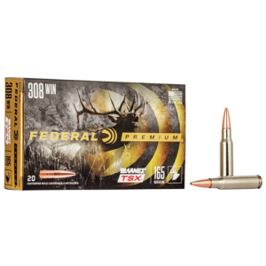FEDERAL AMMO Barnes TSX 308 Win 165gr Rifle Ammunition | 20 Rounds