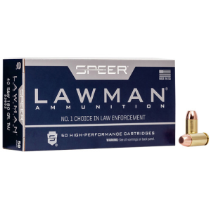 SPEER AMMO Lawman 40 S&W 180 gr Total Metal Jacket Ammunition | 50 Rounds