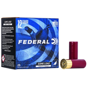 FEDERAL AMMO Game-Shok Upland 12 Gauge 2-3/4" 1-1/4oz #4 Heavy Field Shotgun Ammunition | 25 Rounds