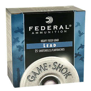 FEDERAL AMMO 12Ga Game-Shok 2-3/4" 3-1/4DE 1oz 6 25rd