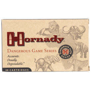 HORNADY Dangerous Game 9.3mmx62 Mauser 286 gr InterLock Spire Point Recoil Proof Ammunition