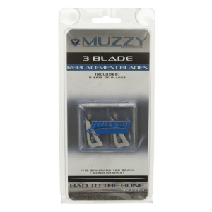MUZZY 3-blade Replacement for 225,225-R, Broadheads