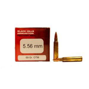 Black Hills Ammunition 5.56 NATO 69Gr Open Tip Match Ammunition | 50 Rounds