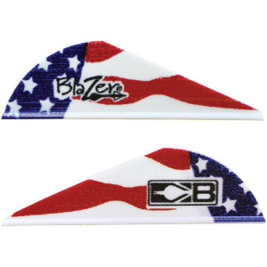 BOHNING Blazer 2" Vanes - American Flag | 36 Pack