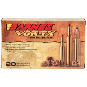 BARNES AMMO VOR-TX 300 Rum 180gr Tippped TSX Boat Tail Ammunition | 20 Rounds