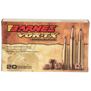 BARNES AMMO VOR-TX 300 RUM 165gr Tipped TSX Ammunition | 20 Rounds