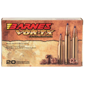 BARNES AMMO VOR-TX 300 Win Mag 150gr Tipped TSX Boat Tail Ammunition | 20 Rounds