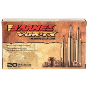BARNES AMMO VOR-TX 300 Win Mag 165gr Tipped TSX Boat Tail Ammunition | 20 Rounds