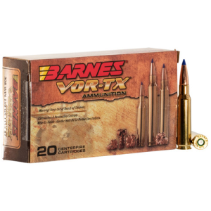 BARNES AMMO VOR-TX 308 Win 150gr Tipped TSX Boat Tail Ammunition | 20 Rounds