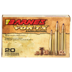 BARNES AMMO VOR-TX 35 Whelen 200gr Tipped TSX Flat Base Ammunition | 20 Rounds
