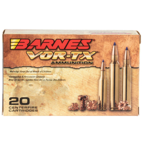 BARNES AMMO VOR-TX 270 Win 130gr Tipped TSX Boat Tail Ammunition | 20 Rounds