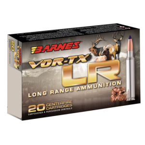 BARNES AMMO VOR-TX LR 270 Win 129 LRX Boat Tail Ammunition | 20 Rounds