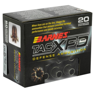 BARNES AMMO TAC-XPD Defense 40 S&W 140gr Hollow Point Ammunition | 20 Rounds