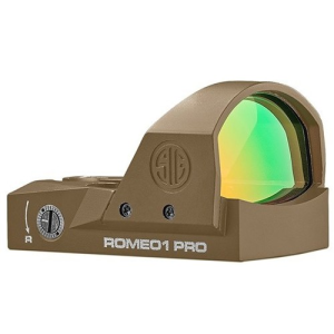 SIG SAUER Romeo1Pro 6 MOA 1.0 MOA Adjust Steel Shroud FDE