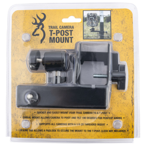 BROWNING T-Post Mount Black Powder Coated Steel