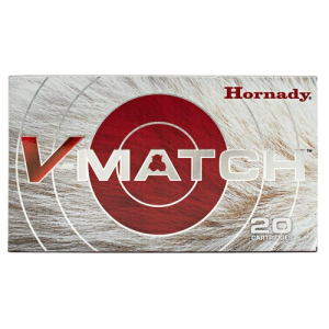 HORNADY V-Match ELD-VT 22 ARC 62Gr Polymer Tipped Brass Ammunition | 20 Round
