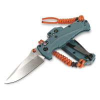 BENCHMADE Water Mini Adira Folding Knife 3.21" Drop Point Blade | Depth Blue Grivory Handles