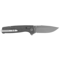 SOG Terminus XR Lite Knife 2.95" Clip Point Blade - Carbon & Graphite Grips
