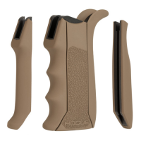 HOGUE Modular Overmolded FDE Rubber Pstl Grip AR-15/M-16