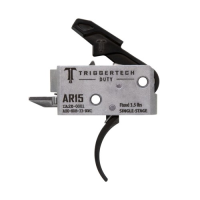 TRIGGERTECH AR-15 Single Stage Duty Trigger Black Curved