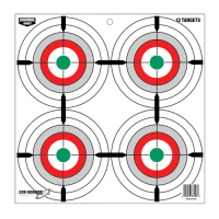 BIRCHWOOD CASEY Eze-Scorer 12" Multiple Bull's-Eye Paper 13 target