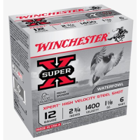 WINCHESTER AMMO 12Ga SuperX HV Steel Shot 2-3/4" 6 Shot 25rd