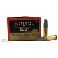 Federal Solid Sub-Sonic Gold Medal Ammo